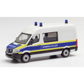 Mercedes-Benz Sprinter 2013 Halbbus „Kriminalpolizei Brandenburg“ - 1:87 / H0 - Herpa