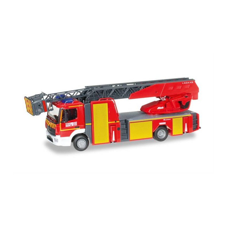 Mercedes-Benz Atego &#145;13 turntable ladder "Feuerwehr Mulhouse" - 1:87 / H0 - Herpa