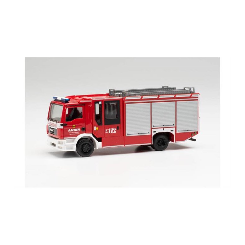 MAN TGS Ziegler Z-Cab fire truck HLF 20 "Feuerwehr Aachen / Verlautenheide" - 1:87 / H0 - Herpa