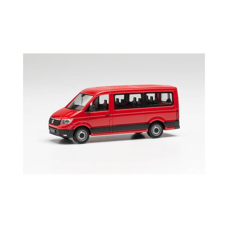 VW Crafter Bus low roof, red - 1:87 / H0 - Herpa