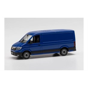 MAN TGE box type low roof, ultramarine blue - 1:87 / H0 - Herpa