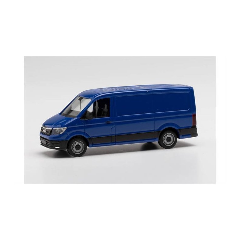 MAN TGE box type low roof, ultramarine blue - 1:87 / H0 - Herpa