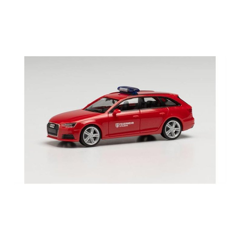 Audi A4 Avant Kommandofahrzeug "Feuerwehr Stolberg" - 1:87 / H0 - Herpa