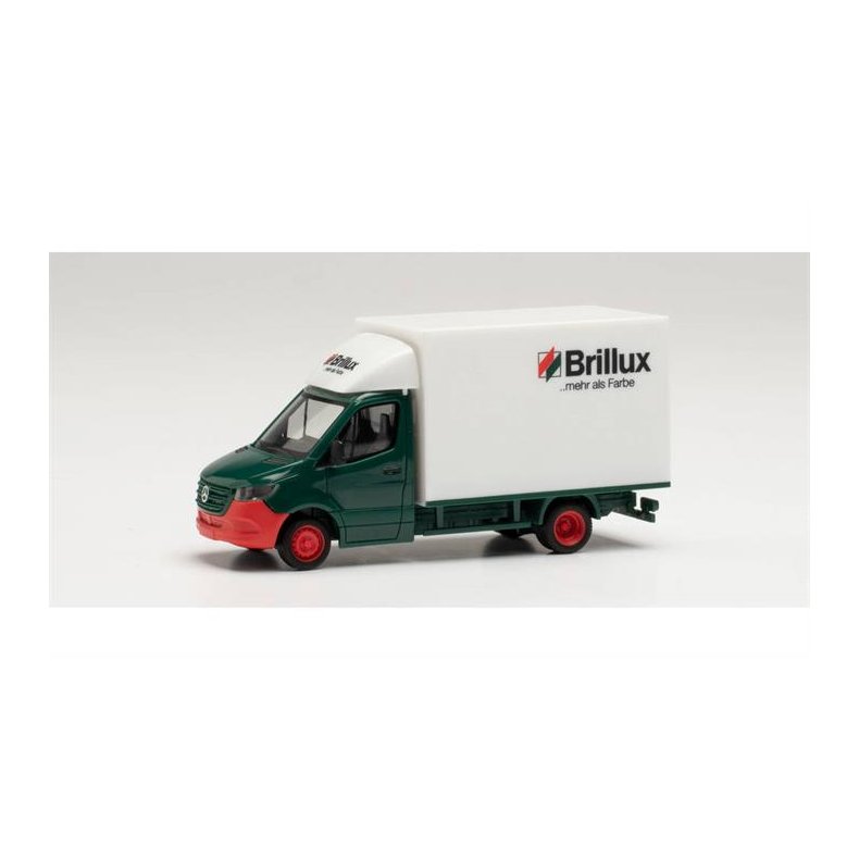 Mercedes-Benz Sprinter &#146;18 Case truck "Brillux" (North Rhine-Westphalia/M&uuml;nster) - 1:87 / H0 - Herpa