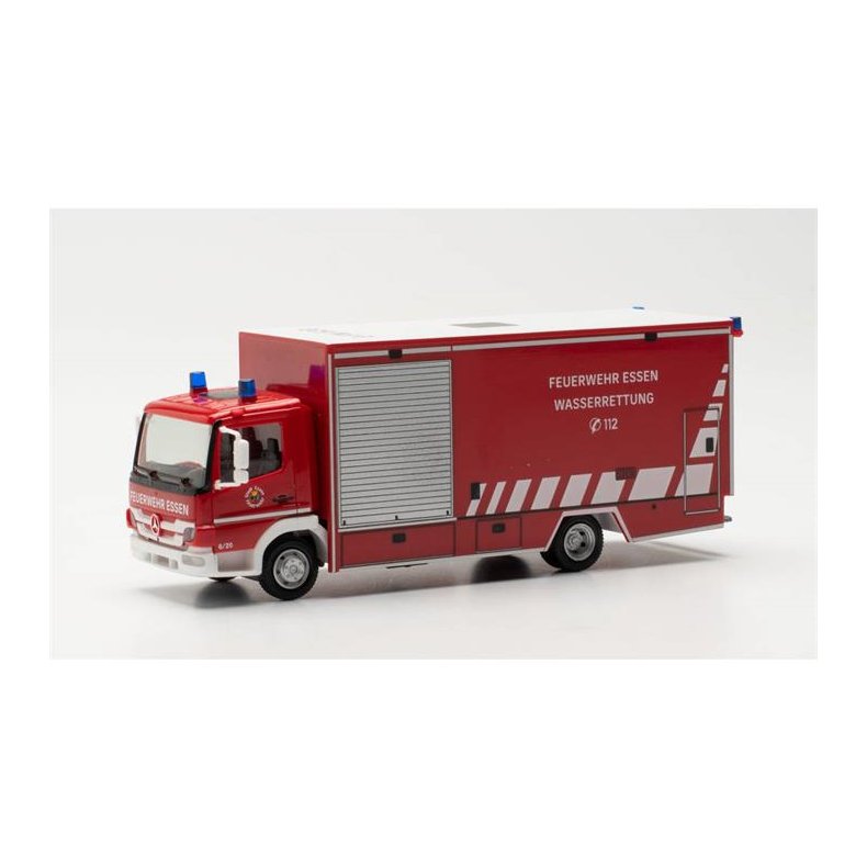 Mercedes-Benz Atego Koffer-LKW "Feuerwehr Essen Wasserrettung" - 1:87 / H0 - Herpa