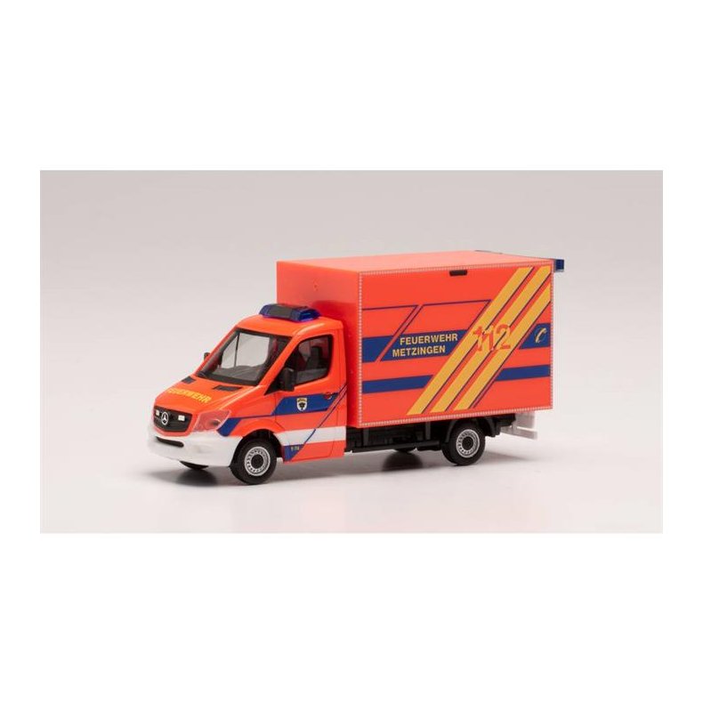 Mercedes-Benz Sprinter `13 box truck "Feuerwehr Metzingen" - 1:87 / H0 - Herpa