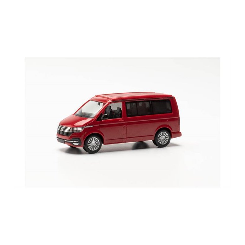 VW T 6.1 California, cherry red - 1:87 / H0 - Herpa