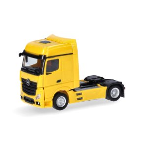 Mercedes-Benz Actros `18 Bigspace tractor, rapeseed yellow - 1:87 / H0 - Herpa