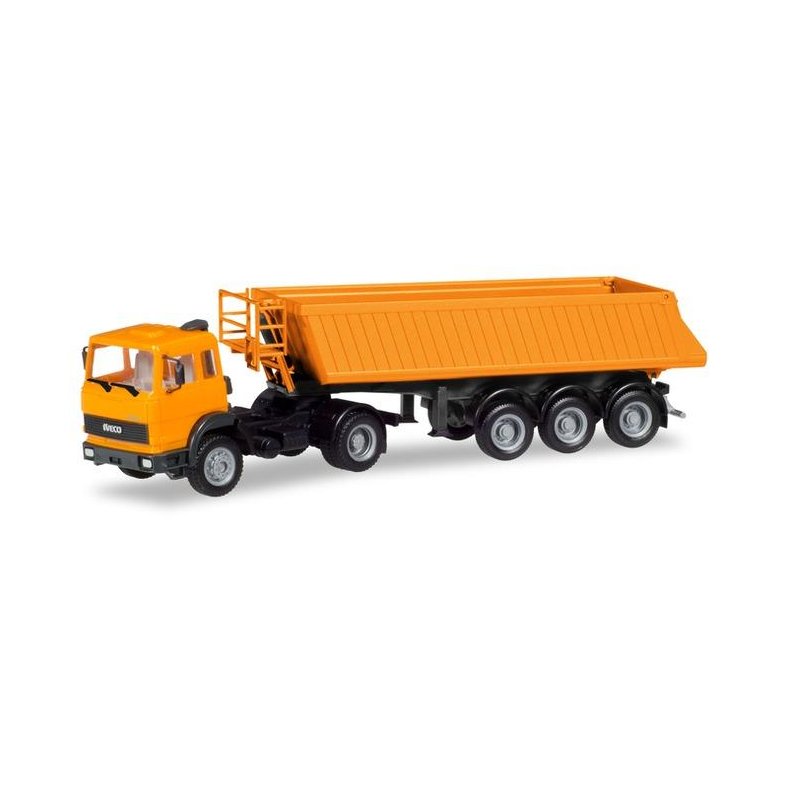 Iveco dump semitrailer, communal orange - 1:87 / H0 - Herpa