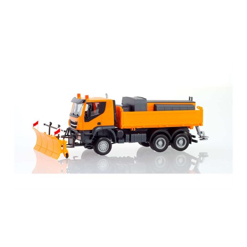 Iveco Trakker 6x6 winter service, communal orange - 1:87 / H0 - Herpa