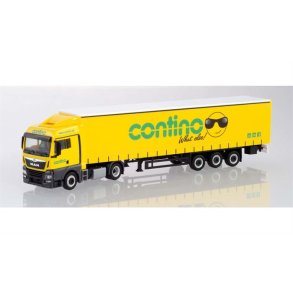 MAN TGX XLX Euro 6c curtain canvas semitrailer 