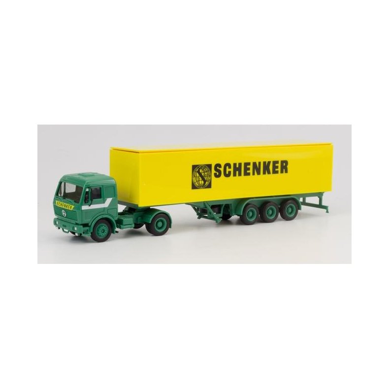 Mercedes-Benz S semitrailer "Schenker" - 1:87 / H0 - Herpa (Herpa Basic)