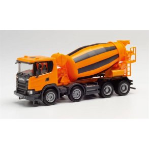 Scania CG 17 concret mixer 4-axle, communal orange - 1:87 / H0 - Herpa