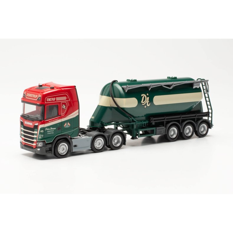 Scania CS 20 HD bulk semitrailer "Preben Hansen" (Danmark/Kjellerup) (DK) - 1:87 / H0 - Herpa