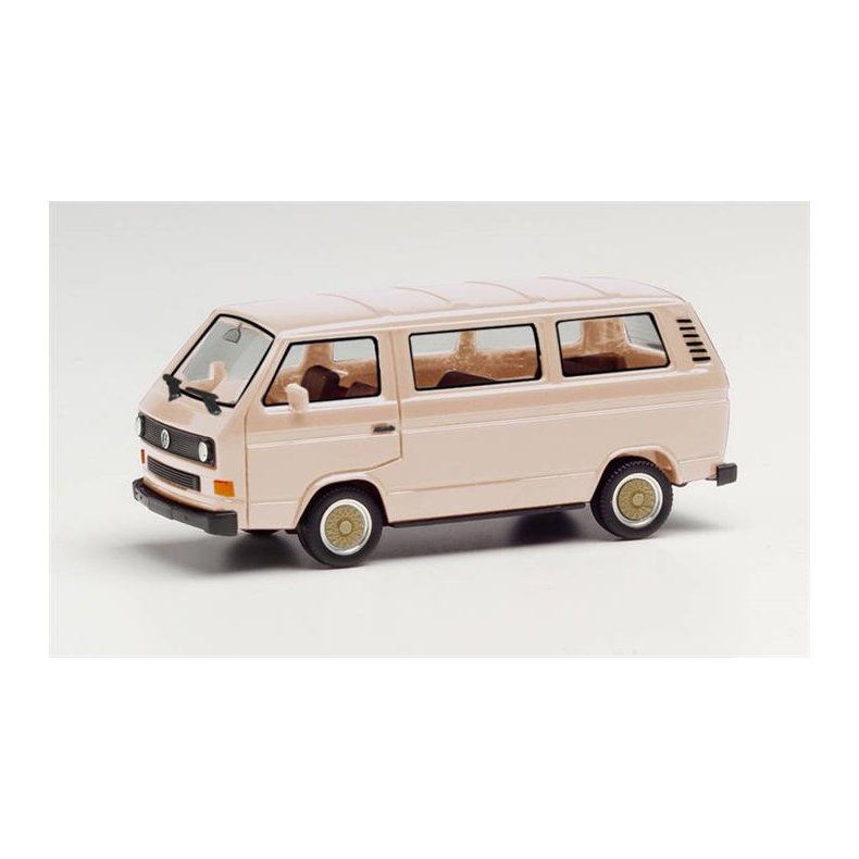 VW T3 Bus with BBS wheels, beige - 1:87 / H0 - Herpa