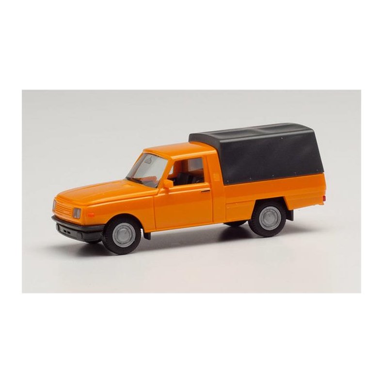 Wartburg 353 (1985) Trans, canvas cover, orange - 1:87 / H0 - Herpa