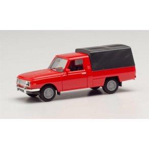 Wartburg 353 (1966) Trans, canvas cover, red - 1:87 / H0 - Herpa