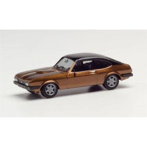 Ford Capri II vinyl roof, brown metallic - 1:87 / H0 - Herpa