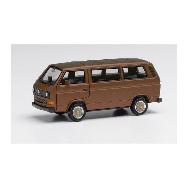 VW T3 Bus with BBS wheels, bronze beige metallic - 1:87 / H0 - Herpa