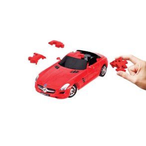 Puzzle Fun 3D - Mercedes-Benz SLS AMG, rd - 1:32 - Herpa