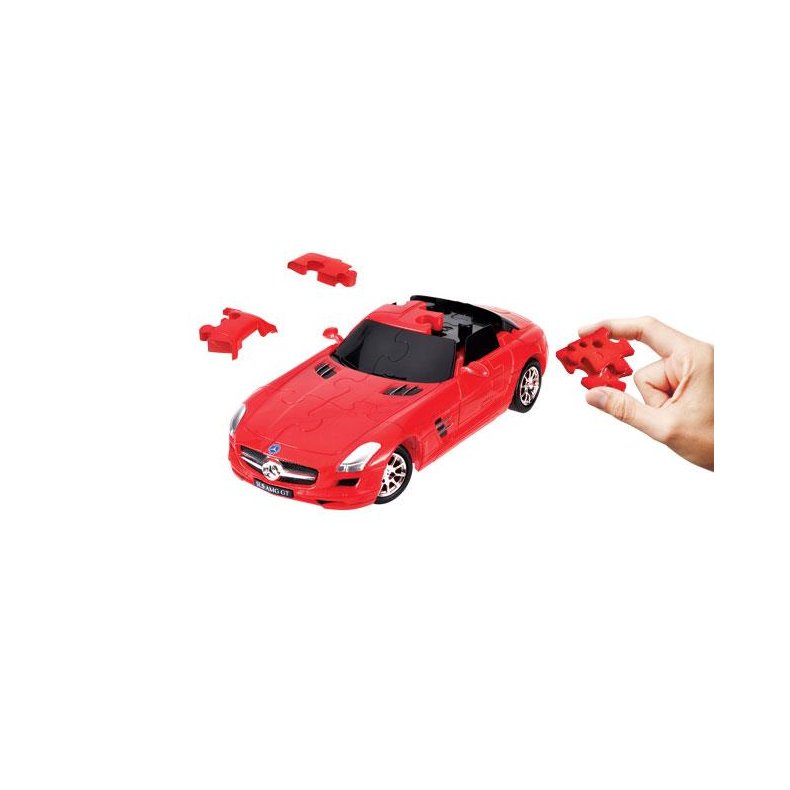 Puzzle Fun 3D - Mercedes-Benz SLS AMG, rd - 1:32 - Herpa