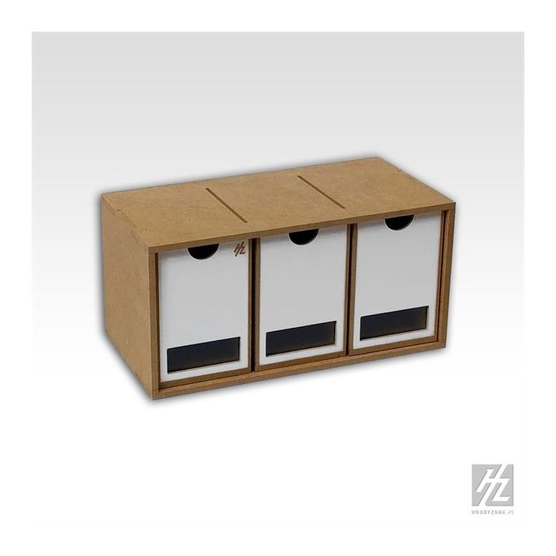 Skuffemodul med 3 skuffer (bredde 30 cm) / Drawers Module x 3 - HobbyZone