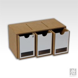 Skuffemodul med 3 skuffer (bredde 30 cm) / Drawers Module x 3 - HobbyZone