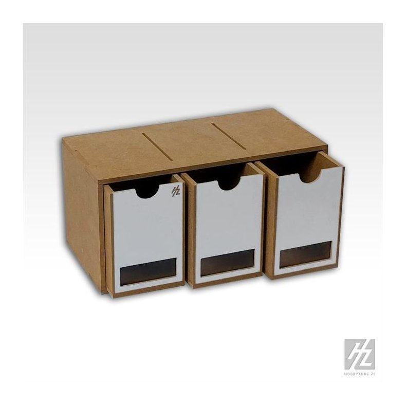 Skuffemodul med 3 skuffer (bredde 30 cm) / Drawers Module x 3 - HobbyZone