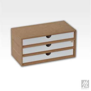 Skuffemodul med 3 skuffer (bredde 30 cm) / Drawers Module x 3 - HobbyZone