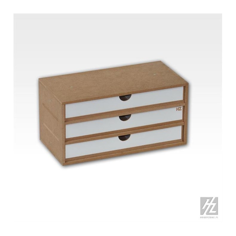 Skuffemodul med 3 skuffer (bredde 30 cm) / Drawers Module x 3 - HobbyZone