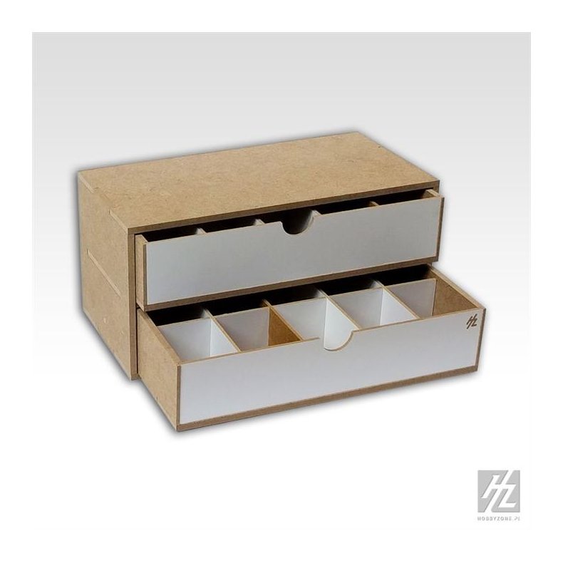 Skuffemodul med 2 skuffer (bredde 30 cm) / Drawers Module x 2 - HobbyZone