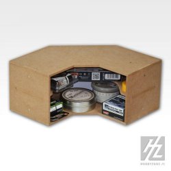 Hjrne-/vinkelhyldemodul (bredde 30 cm) / Corner Shelves Module - HobbyZone