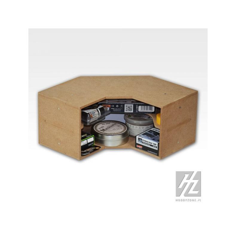 Hjrne-/vinkelhyldemodul (bredde 30 cm) / Corner Shelves Module - HobbyZone