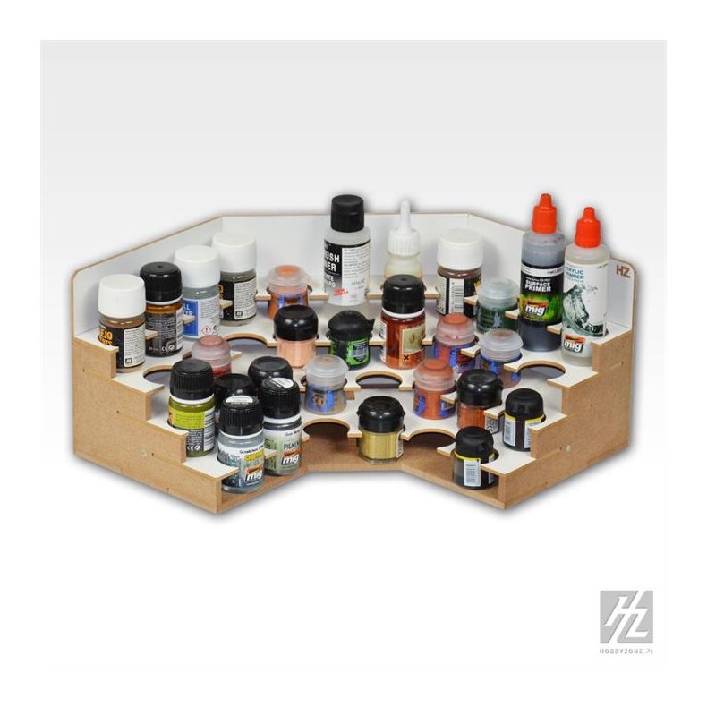 Hjrne-/vinkelmodul til maling, 34 dser/36mm diameter (bredde 30 cm) / Paints Module 36mm - HobbyZone