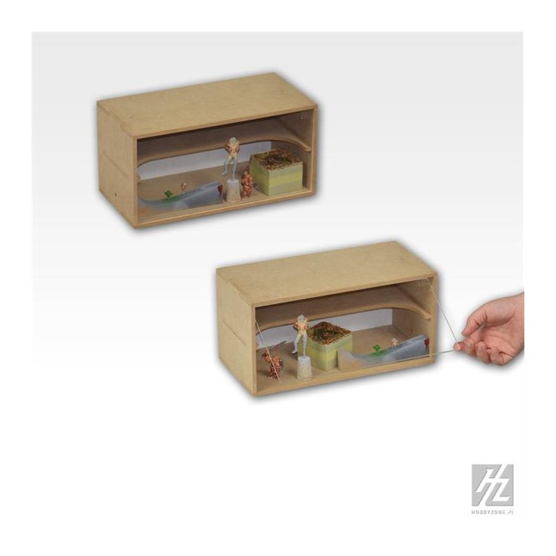 Vitrine modul til opbevaring eller udstilling (bredde 30 cm) / Showcase VIP Module - HobbyZone