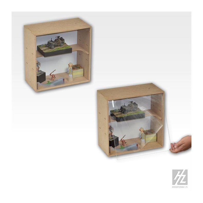 Stort vitrine modul til opbevaring eller udstilling (bredde 30 cm) / Big Showcase VIP Module - HobbyZone