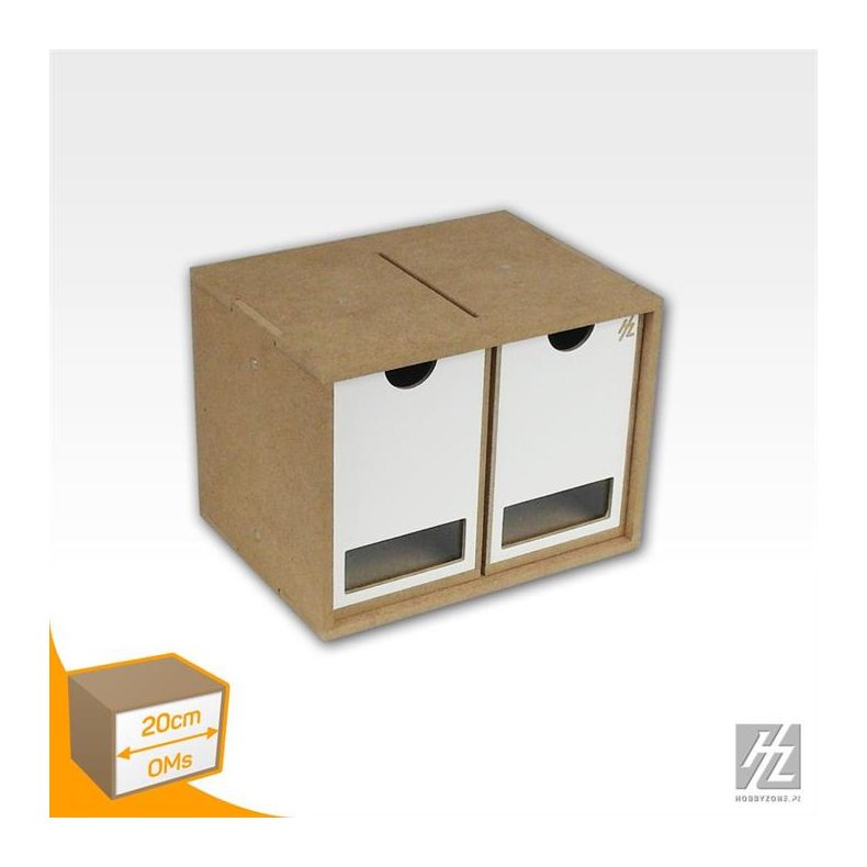 Skuffemodul med 2 skuffer (bredde 20 cm) / Drawers Module x 2 - HobbyZone