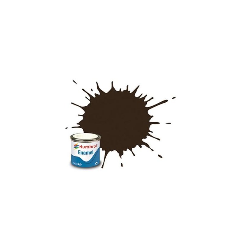 (10) - Service Brown Gloss, Enamel Paint - 50 ml - Humbrol