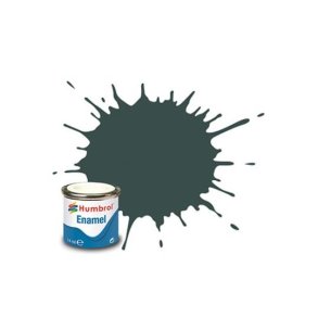 (244) - Grün Matt (RLM73), Enamel Paint - 14 ml - Humbrol
