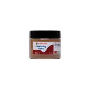 Humbrol Weathering Powder, light rust - 45 ml - Humbrol