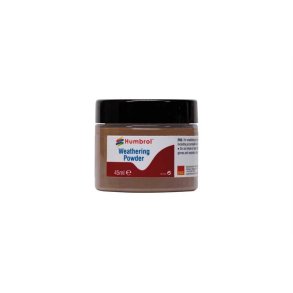 Humbrol Weathering Powder, dark rust - 45 ml - Humbrol