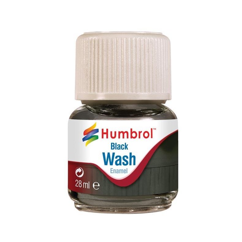 Humbrol Enamel Wash, black - 28 ml - Humbrol