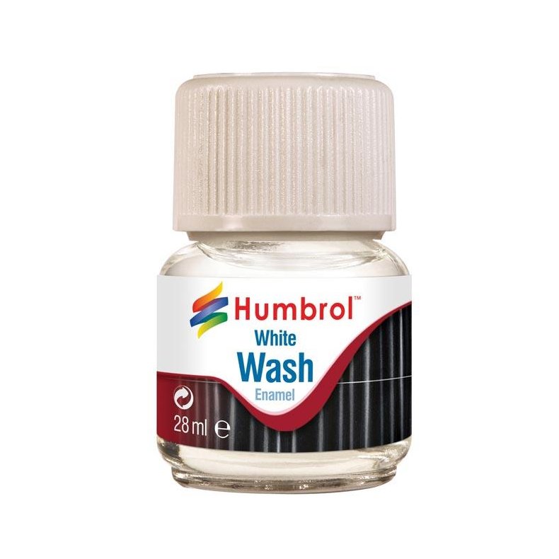 Humbrol Enamel Wash, white - 28 ml - Humbrol