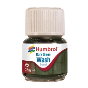 Humbrol Enamel Wash, dark green - 28 ml - Humbrol