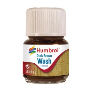 Humbrol Enamel Wash, dark brown - 28 ml - Humbrol