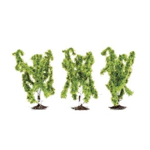 Humbrol Skale Scenics Birch Trees (birketrer) - 4,5 cm - 3 stk. - Humbrol