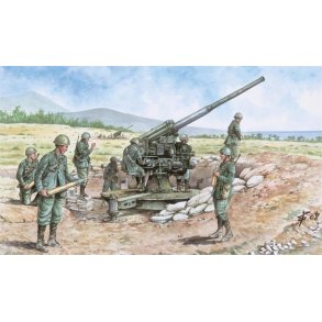 Italian 90/53 gun w/crew - 1:72 - Italeri