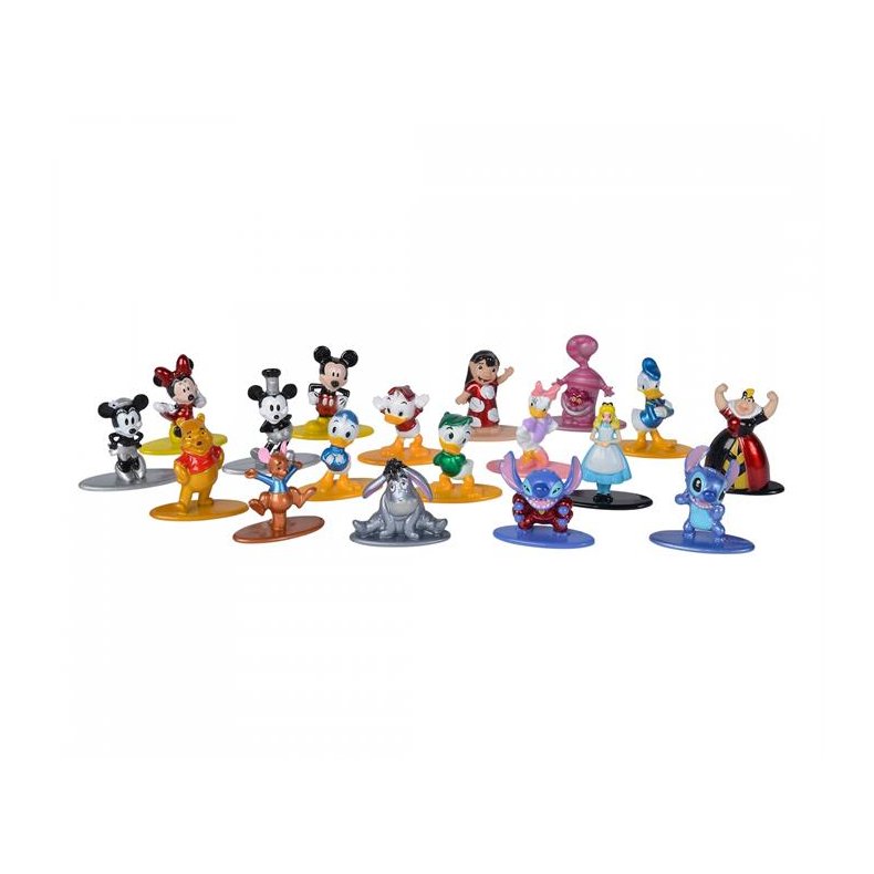 Nano Figures: Disney Multi Pack, Wave 1 (18 stk. metalfigurer) - Jada Toys