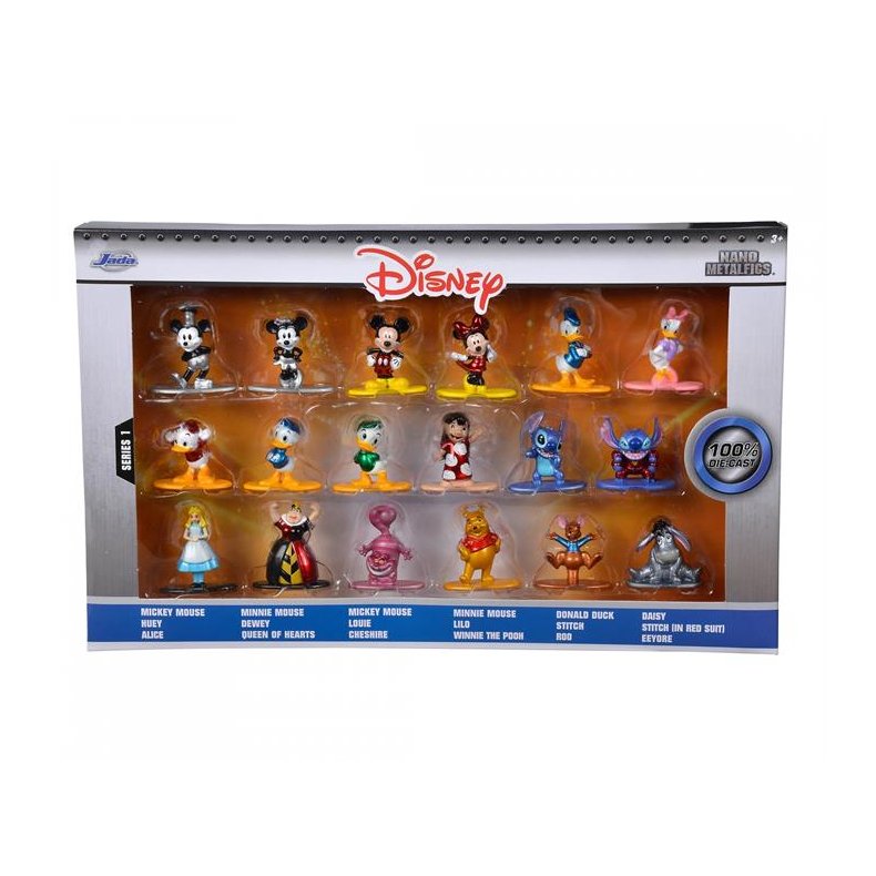 Nano Figures: Disney Multi Pack, Wave 1 (18 stk. metalfigurer) - Jada Toys