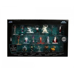 Nano Figures: "The Nightmare Before Christmas" Multi Pack, Wave 1 (18 stk. metalfigurer) - Jada Toys